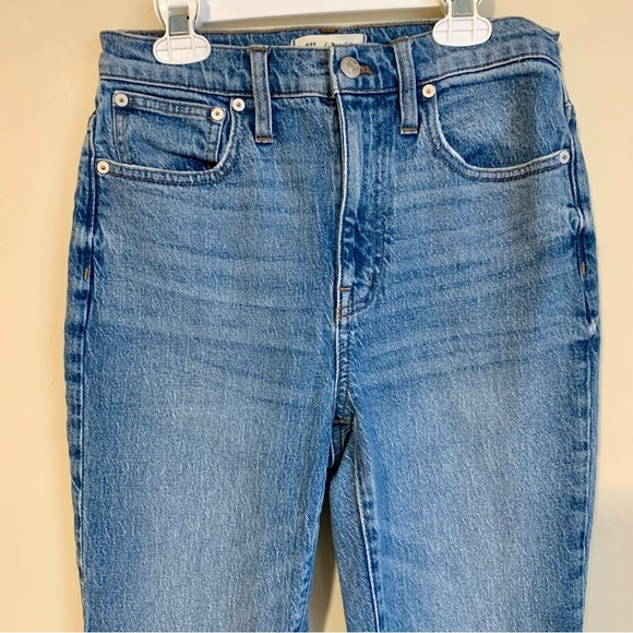 Madewell medium light wash The High Rise Slim Boy Jean size 25 EUC - Picture 7 of 10